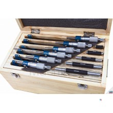 Dasqua professional 6-part 0 - 150 mm outside micrometer set