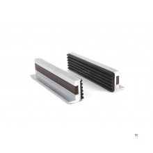 HBM Aluminium Fastgørelseskæber med gummi til ekstra greb Til brug i skruestik 