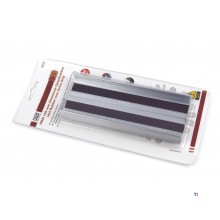 HBM Aluminium Fastgørelseskæber med gummi til ekstra greb Til brug i skruestik 