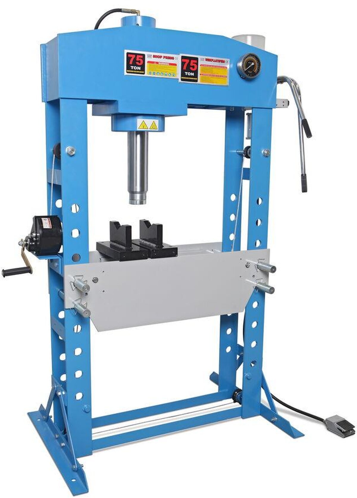 HBM 75 Ton Hydraulische en Pneumatische Raamwerkpers / Werkplaatspers