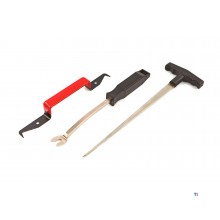 HBM 7-teiliges Autoscheiben-Demontageset komplett