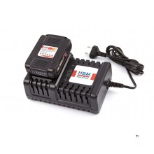HBM BATTERILADER TBV 1/2 Elektrisk slagnøkkel 18Volt 2.0AH - 250NM