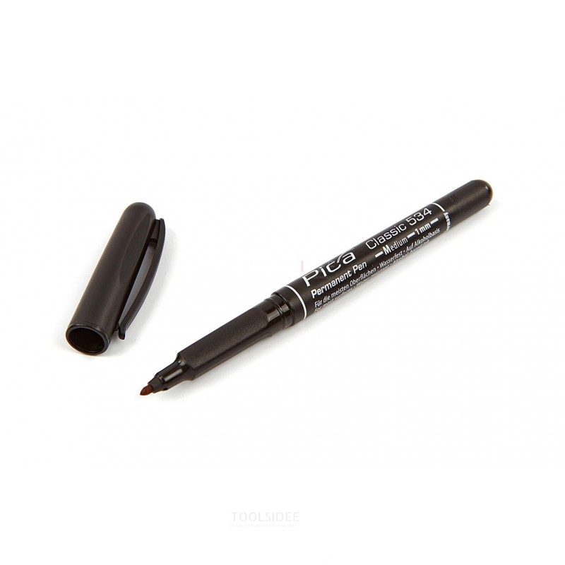 Pica 534/46 Permanent Pen 1.0mm rotonda nera