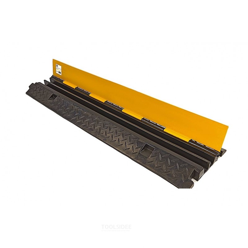 HBM 100 cm. cable bridge / cable tray with flap and 2 channels