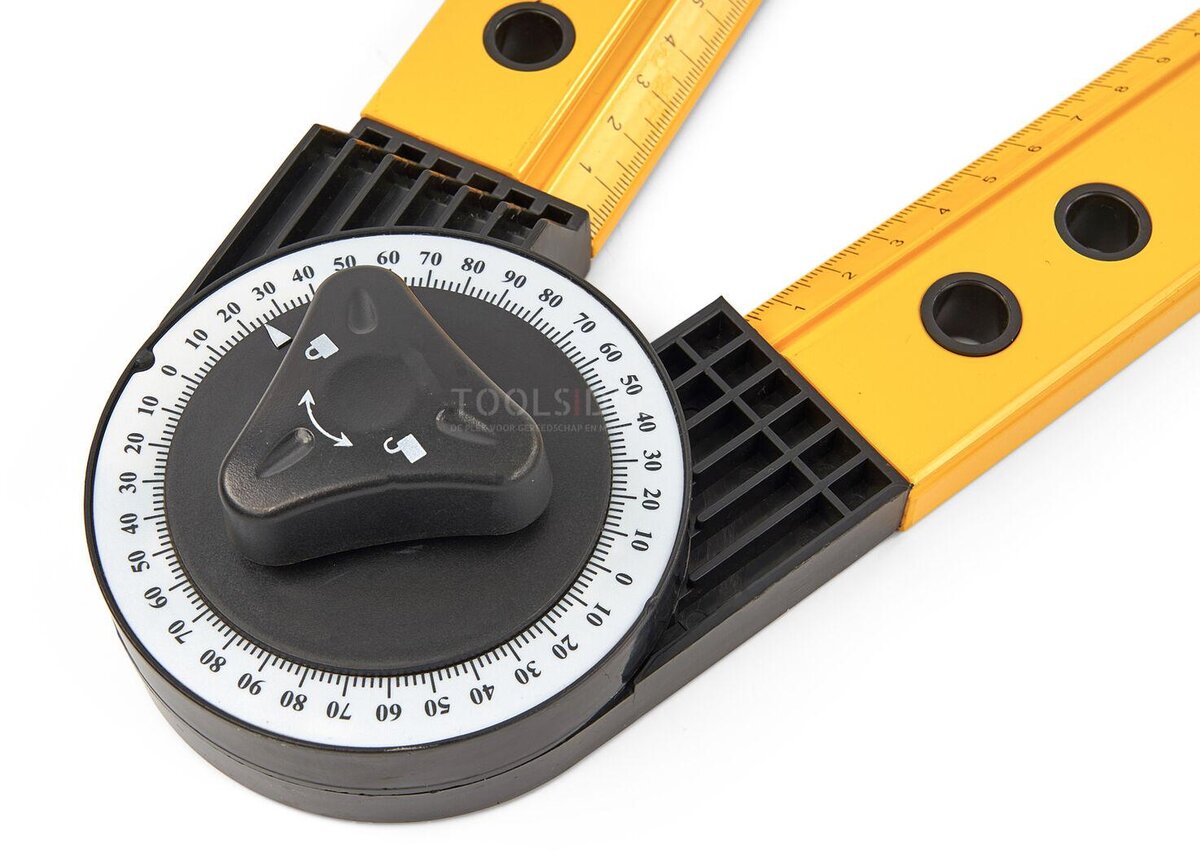 HBM 2 x 500 mm universal vattenpass, blockkrok, gungkrok, cirkeldragare. 