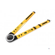 HBM 2 x 500 mm universal vattenpass, blockkrok, gungkrok, cirkeldragare. 