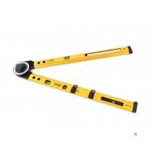 HBM 2 x 500 mm universal vattenpass, blockkrok, gungkrok, cirkeldragare. 