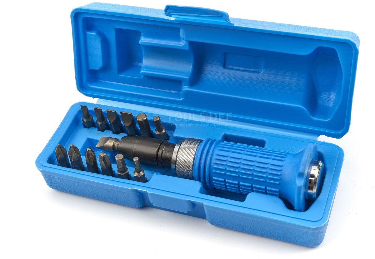 HBM 14 Piece Impact Screwdriver Set with Soft Grip Anti-Slip Handle