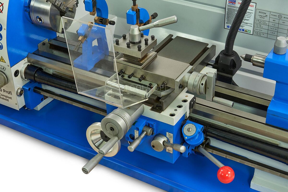 HBM 280 x 600 Profi metall svarv kugghjul kugghjul komplett