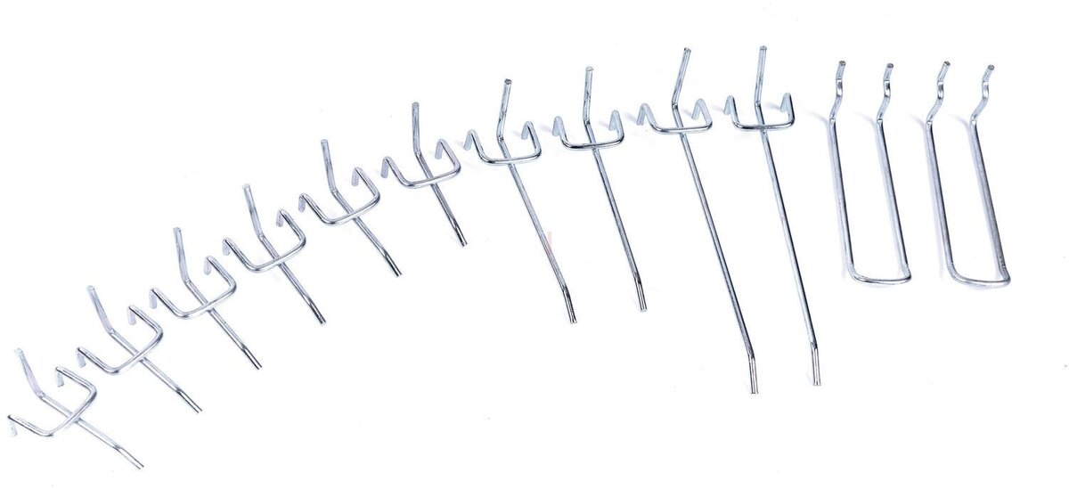 HBM 12-teiliges Hakenset für Werkzeugwand