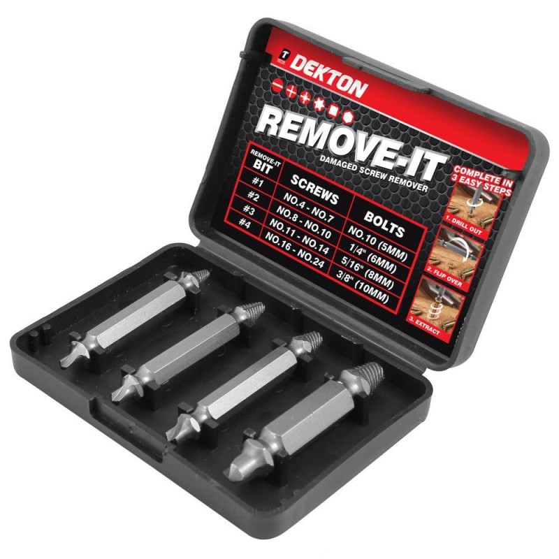 DEKTON screw removal set 4 pieces for each screw