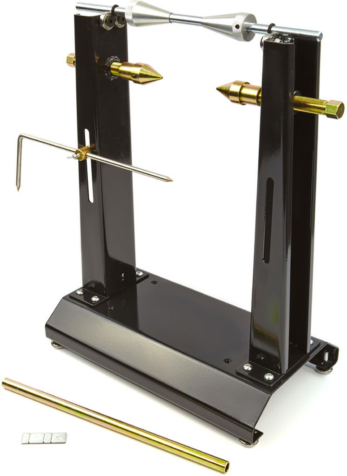 HBM Deluxe motorsykkeldekkbalanseringsenhet med justerbare ben