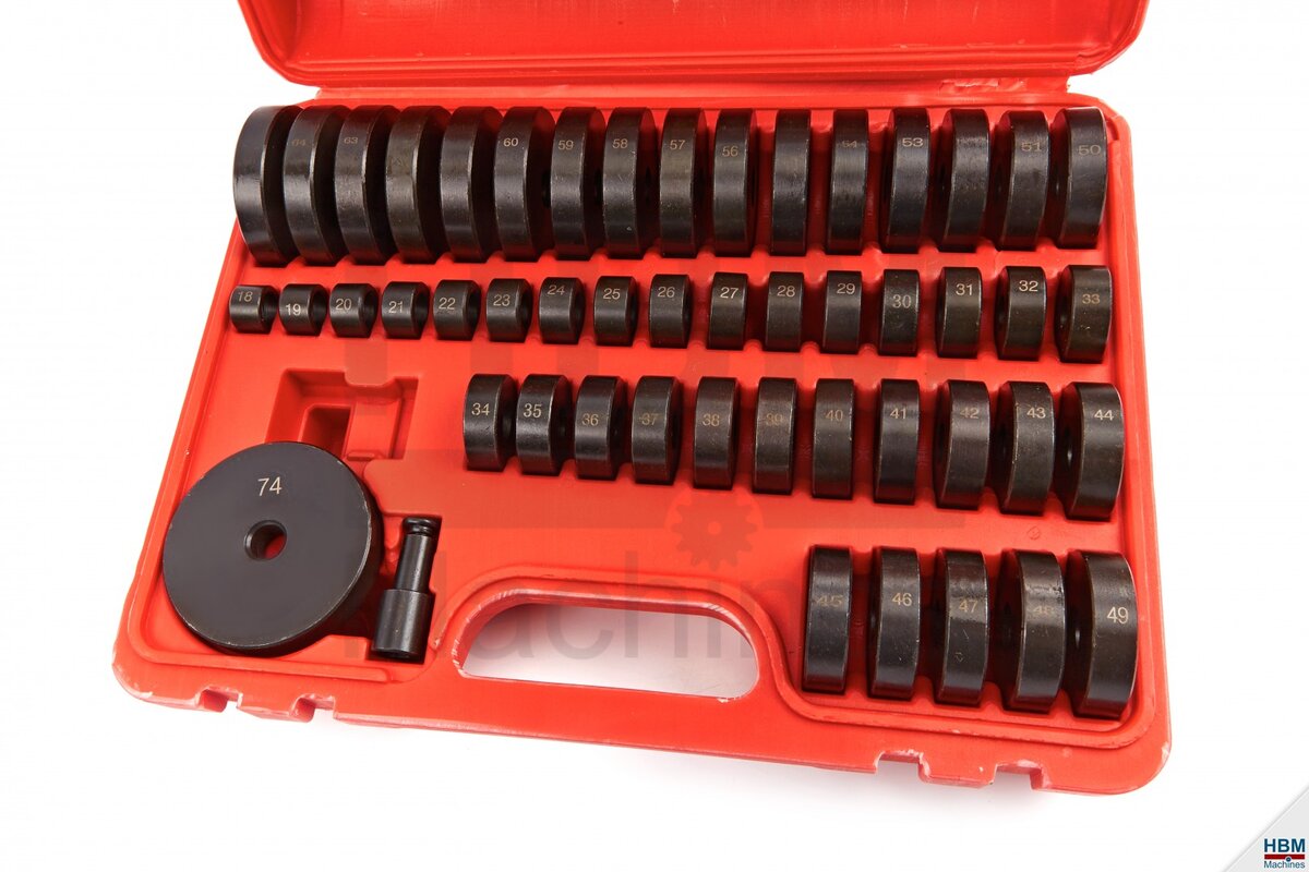 HBM 51 stykke hjullager og pakning demontering sett 18 - 65 mm.