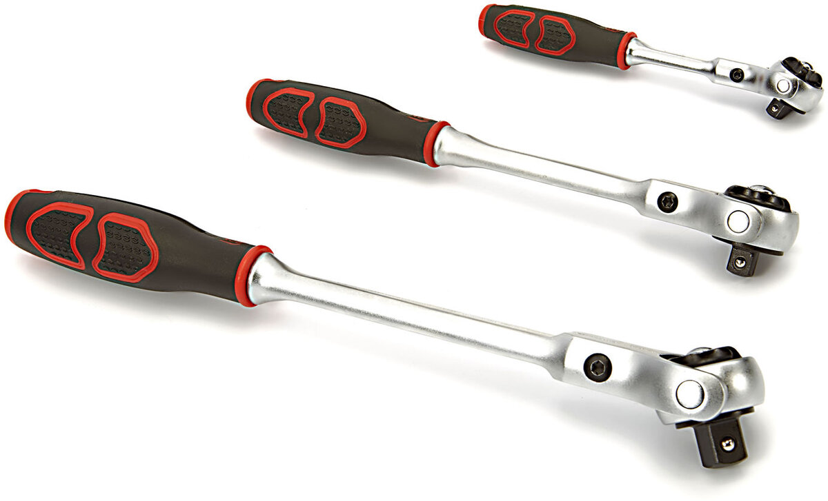 AOK professional ratchets with rotating head