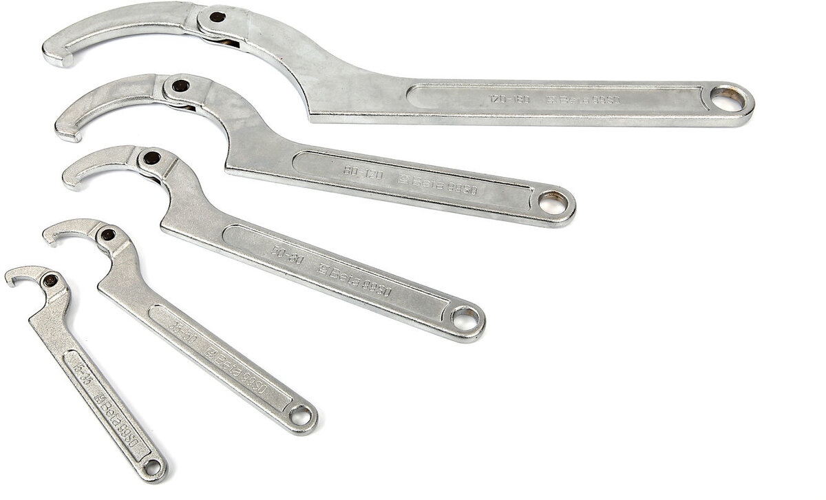 Beta Haaksleutels met Scharnierende Haak