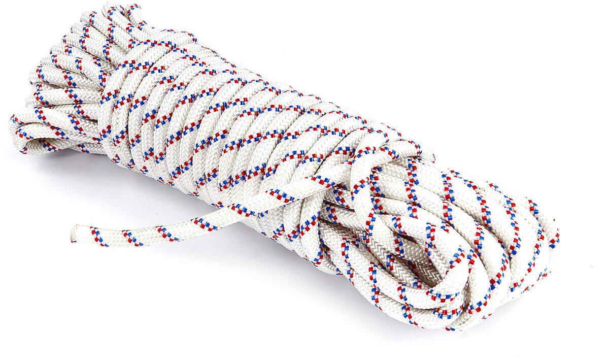 HBM 20 meters of rope 10 mm. 1500 kg. capacity.