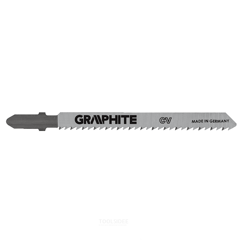 GRAPHITE jigsaws t-connection, 100mm, 8tpi, laser tec, wood, 2 pack