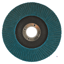 GRAPHITE flap disc 125 k60 zirconium 72 louvers, bore hole 22.2mm, zirconium