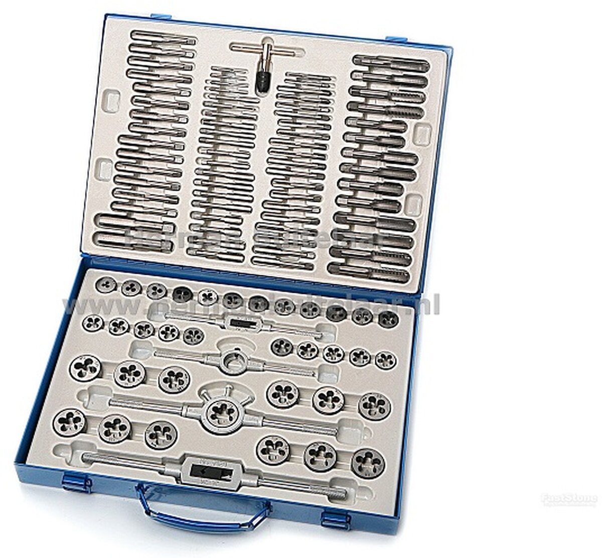 HBM 110-teiliges Gewindebohrer- und Fräser-Set BSW/BSF HBM 110-teiliges Gewindebohrer- und Fräser-Set BSW/BSF