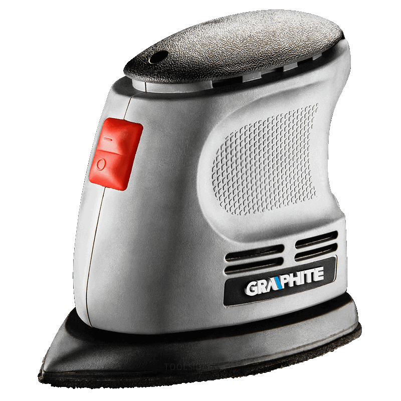 GRAPHITE mouse sander 105w con sistema hook and loop
