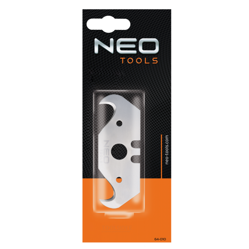 NEO gancho de repuesto para cuchillos modelo, paquete de 5 piezas, 0,65 mm, grabado con láser en etapas