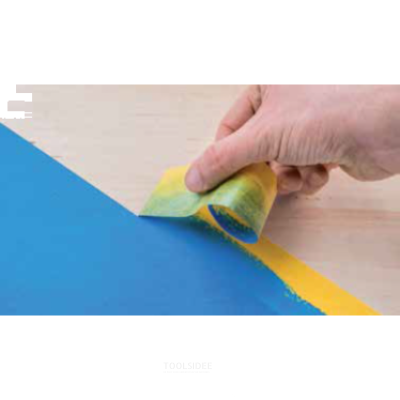SCL cinta adhesiva profesional para trabajos de precisión pegamento acrílico de 48 x 33 m, 0,10 mm, papel washi, resistente a lo
