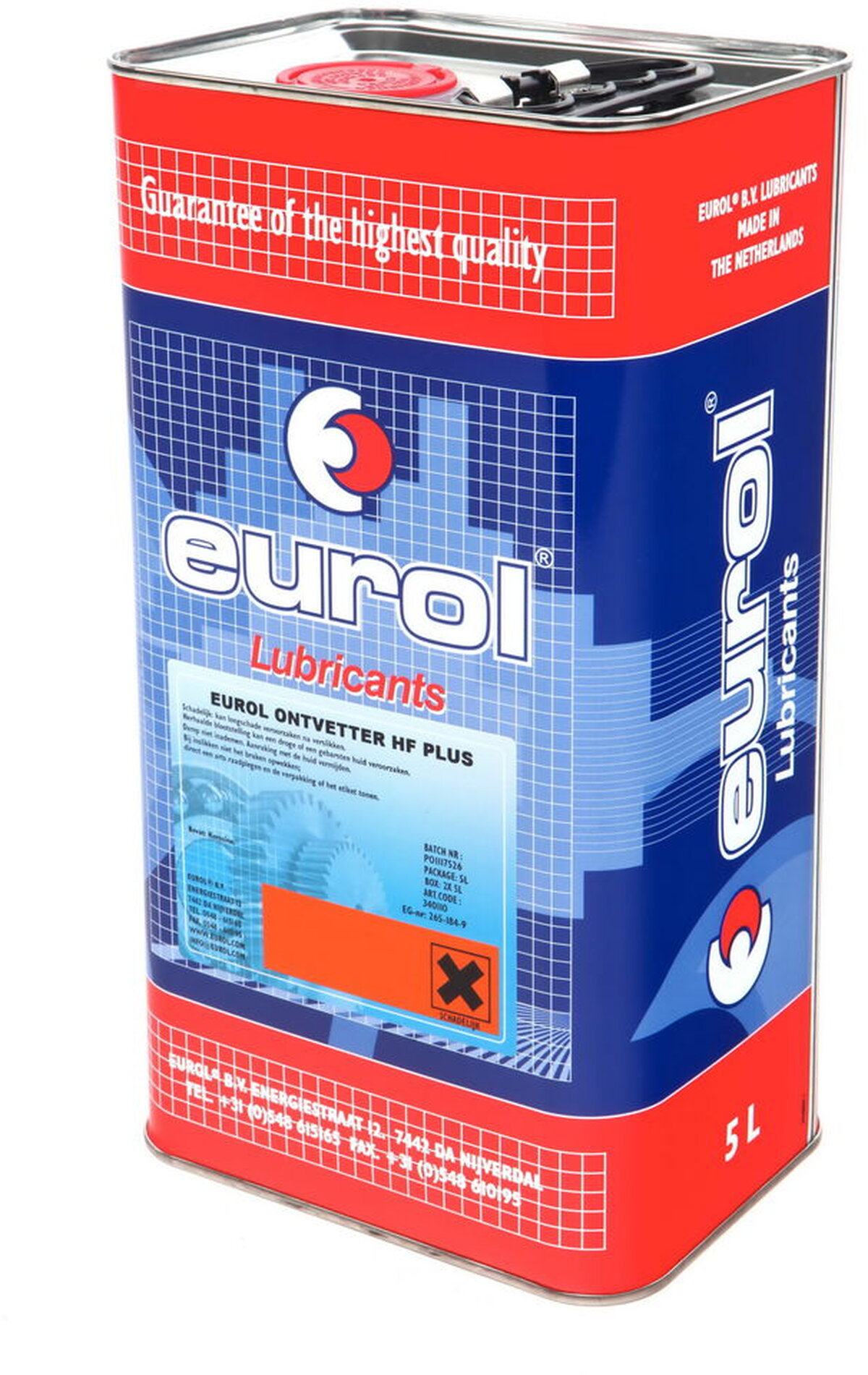 Eurol Cold Degreaser HF Plus 5 Liter