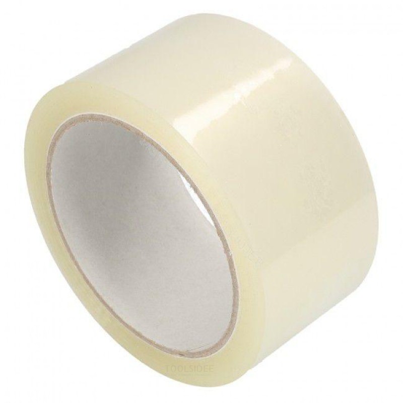 SCL packaging tape transparent 48x66m acrylic-glue, tear resistant, pp material, high viscose 