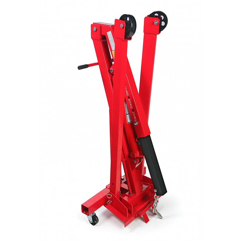 GOPLUS Support Moteur Atelier Levage, Charge 340kg avec Roues, Tête