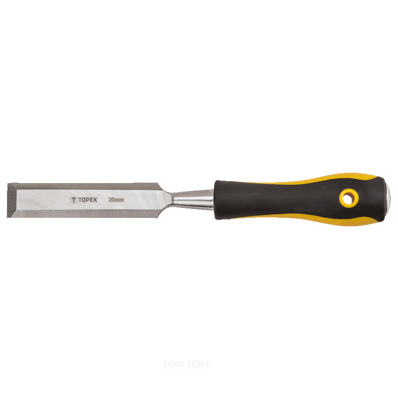 TOPEX scalpello per legno da 25 mm in acciaio crv, con testa a martello