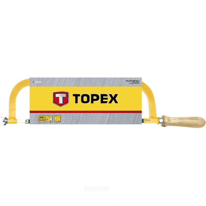 TOPEX scie à métaux classic 300 mm, manche en bois
