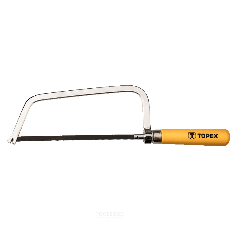 TOPEX sierra para metales mini 150mm, mango de madera