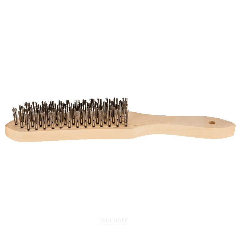 TOPEX wire brush 5 row wooden model