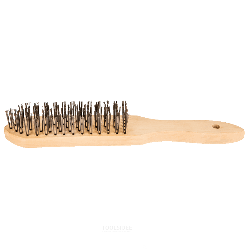 TOPEX wire brush 6 row wooden model