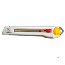 TOPEX cuchillo de rotura junta giratoria de metal de 18 mm