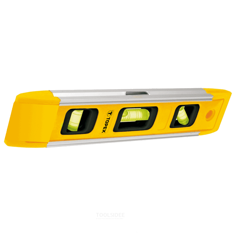 TOPEX torpedo spirit level 23cm, 3 bubbles, with magnet