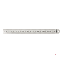 TOPEX steel ruler 300mm stainless steel, eg ijknorm class 2