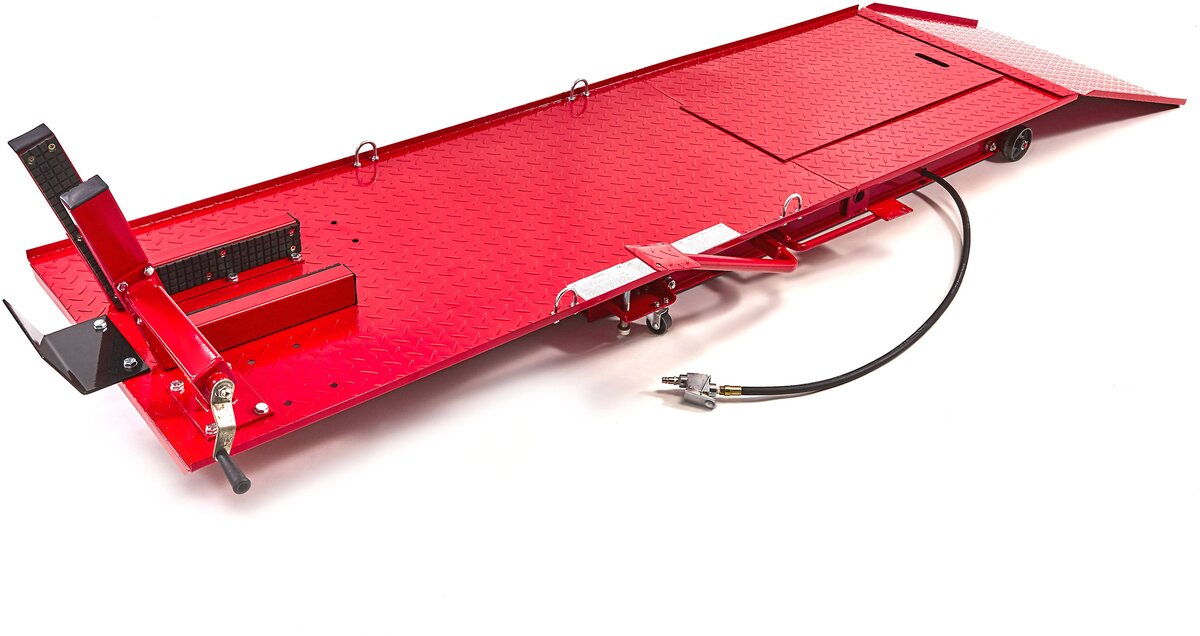 HBM 300 Motor Heisbord Hydraulisk og Pneumatisk Med Luxury Front Wheel Clamp