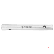 TOPEX rohrschlüssel 10x11mm 125mm, sechskantverbindung, crv stahl