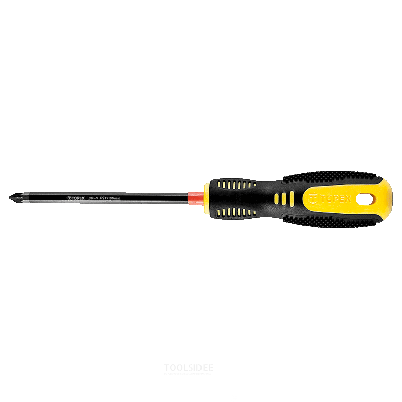 TOPEX screwdriver pz1x100mm extra hardened point, magnetic, crv steel