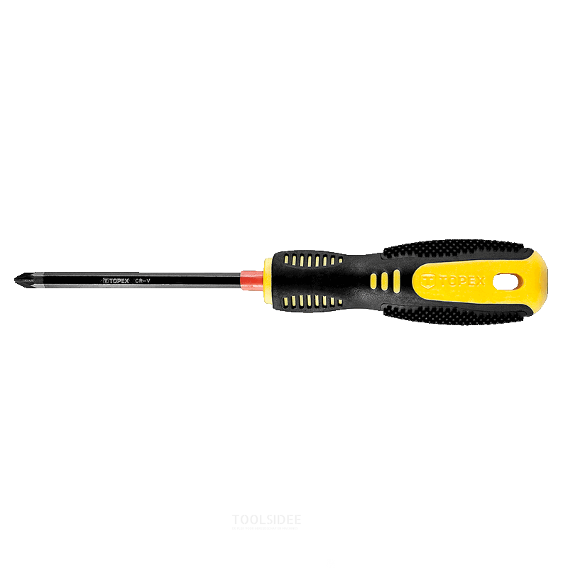 TOPEX screwdriver pz2x100mm extra hardened point, magnetic, crv steel