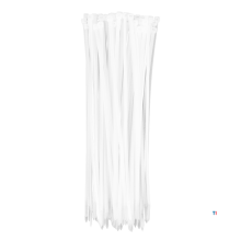 TOPEX cinta de haz de cables 4.8 x300mm blanco 75 piezas, resistente a los rayos uv, - / - 35 ° a + 85 °, poliamida 6.6