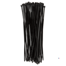 TOPEX nastro per fasci di cavi 4,8 x 300 mm nero 75 pezzi, resistente ai raggi uv, - / da - 35 ° a + 85 °, poliammide 6.6