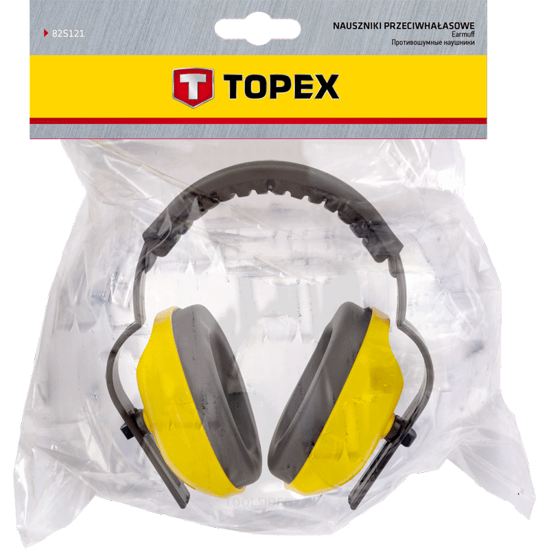 TOPEX earmuffs normal snr 27db, extra comfort, ce and tuv