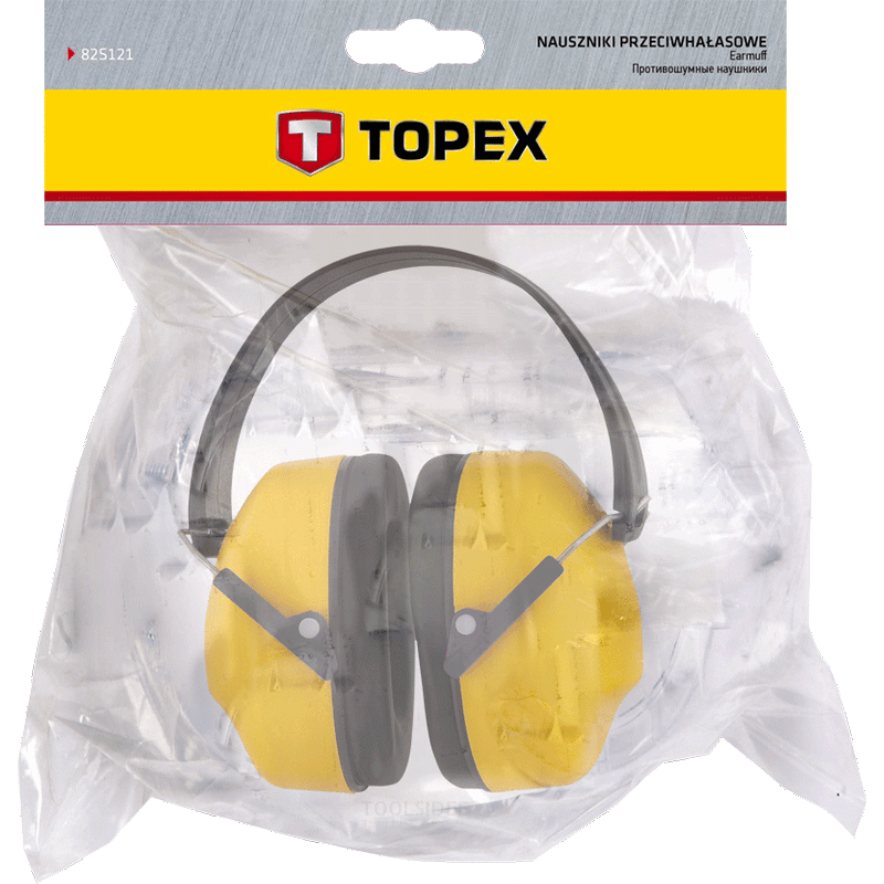 TOPEX oorbeschermers luxe snr 29db, extra comfort, ce en tuv