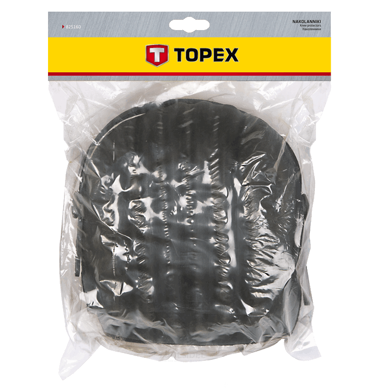 TOPEX knee pads 2 pieces, natural rubber
