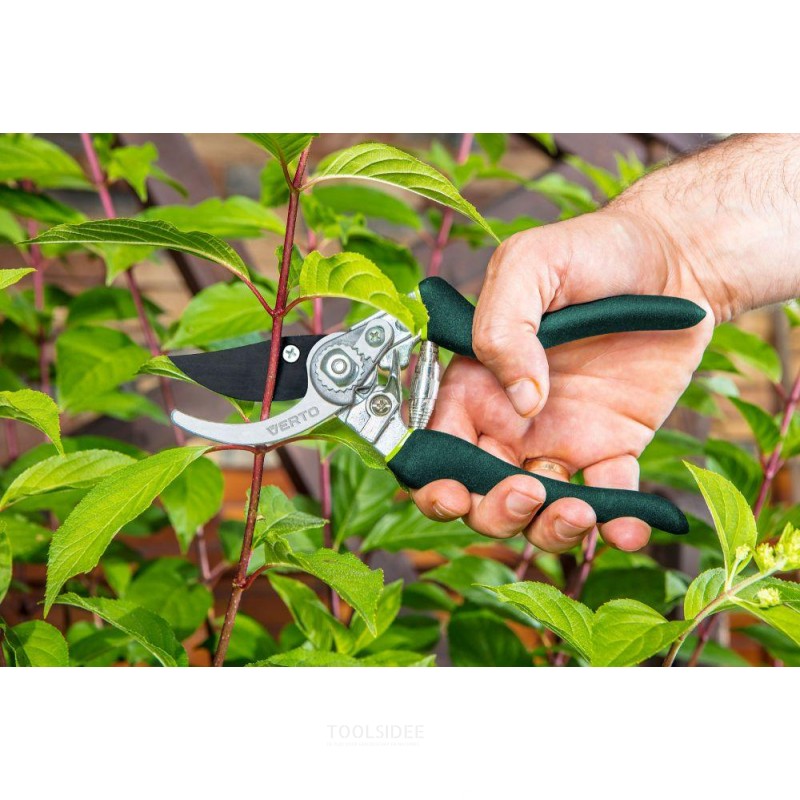 VERTO pruning shears extra strong cutting diameter 15-20mm, type bypass, non-slip lever