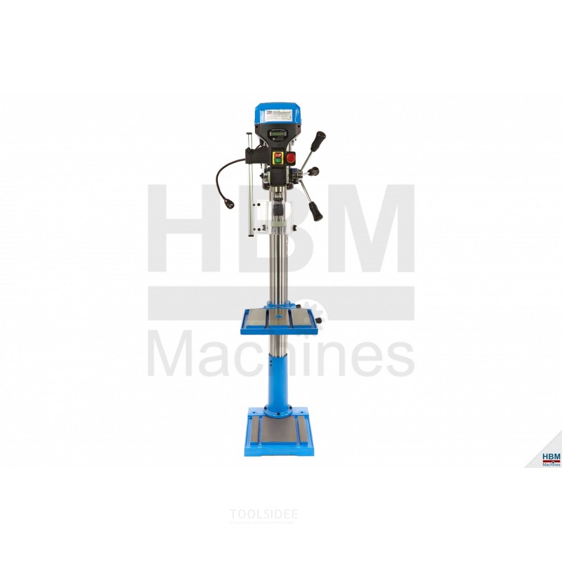 HBM 25 mm. Profesjonell Kolonne Drilling Machine Floor Model med Digtale Depth Readout