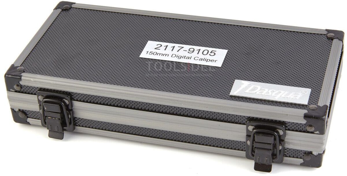 Dasqua IP 54 Professional 150 mm digital kaliper med stor skjerm og metallhus Dasqua IP 54 Professional 150 mm digital kaliper med stor skjerm og metallhus