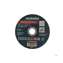 Metabo 125 x 1 mm. Kapskiva för rostfritt stål - Specialutgåva II